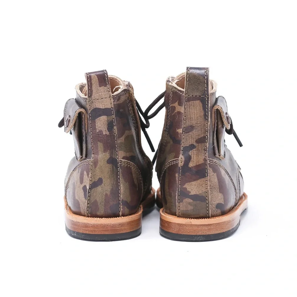Mikoleon | Heirloom Luxe Boots Camo Cafe Kids